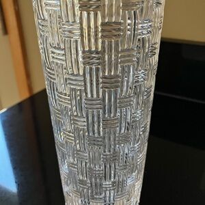 Tiffany & Co. Clear Textured Accent Vase
